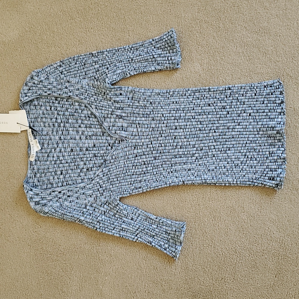 NEW NWT VERONICA BEARD Lipa Ribbed Top, Medium - Picture 5 of 6